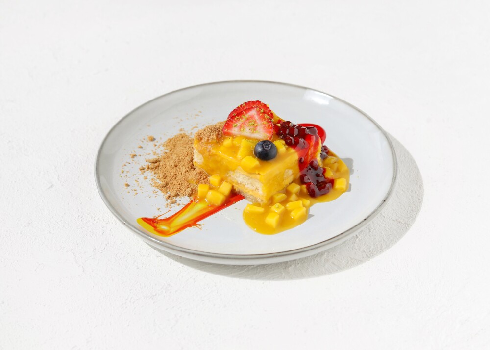 بودينق مانجو - Mango Pudding Cake